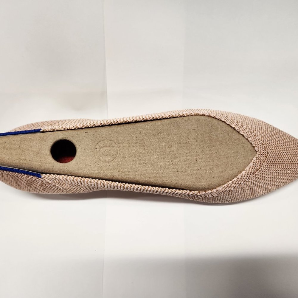 NIB Rothys - Point - Rosé Metallic - Size 8 - Picture 3 of 6